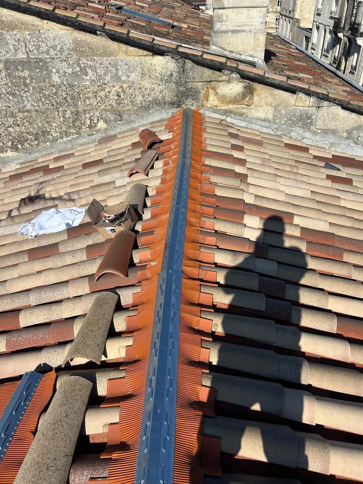 Chantier de couverture en Gironde