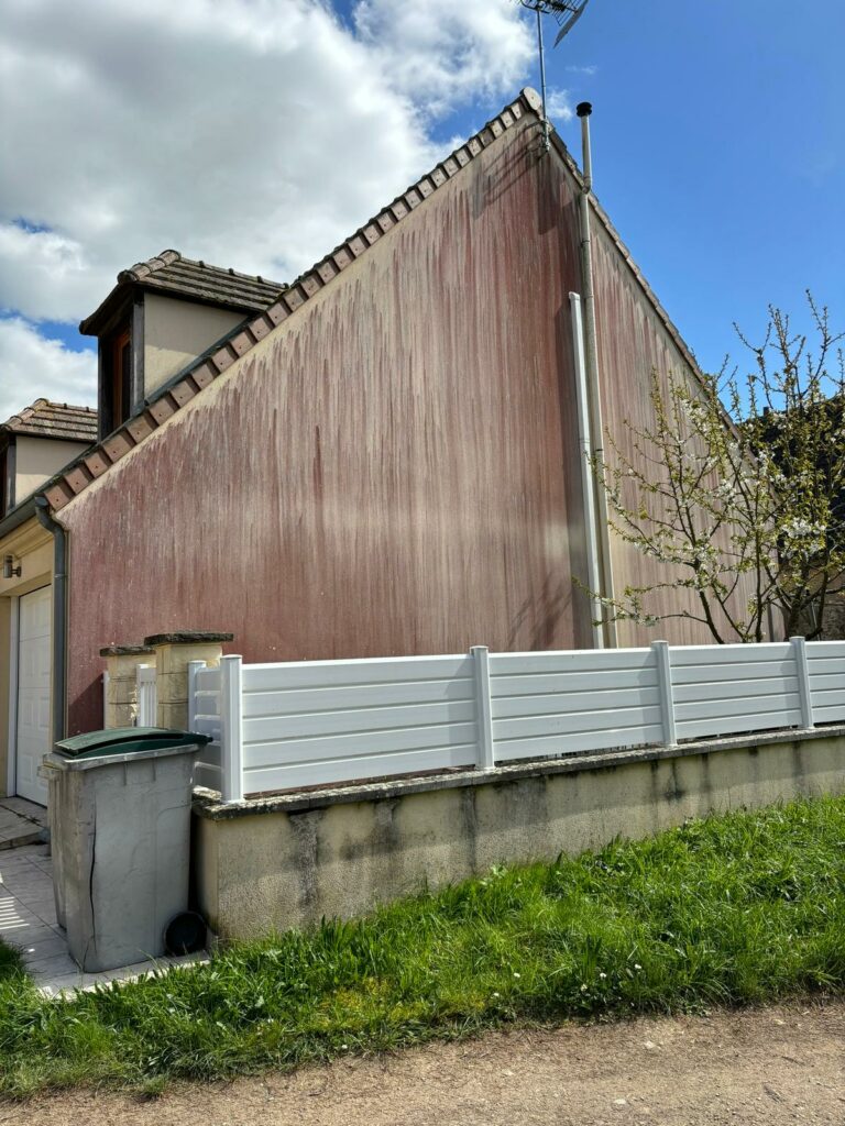 Chantier couverture — vue échelle — CP Rénovation Gironde