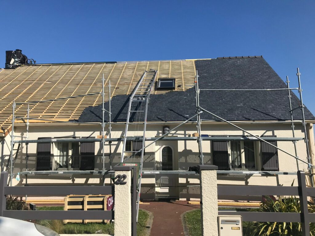 Chantier terminé — toiture rénovée — CP Rénovation Gironde